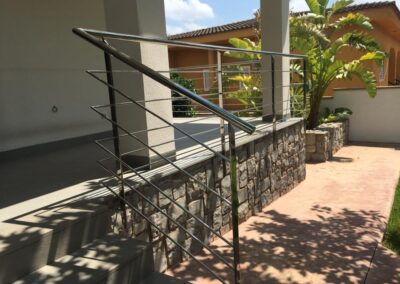 Barandilla Exterior de Acero Inox.