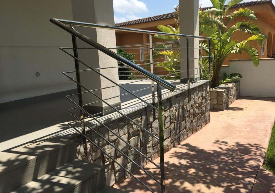 Barandilla Exterior de Acero Inox.